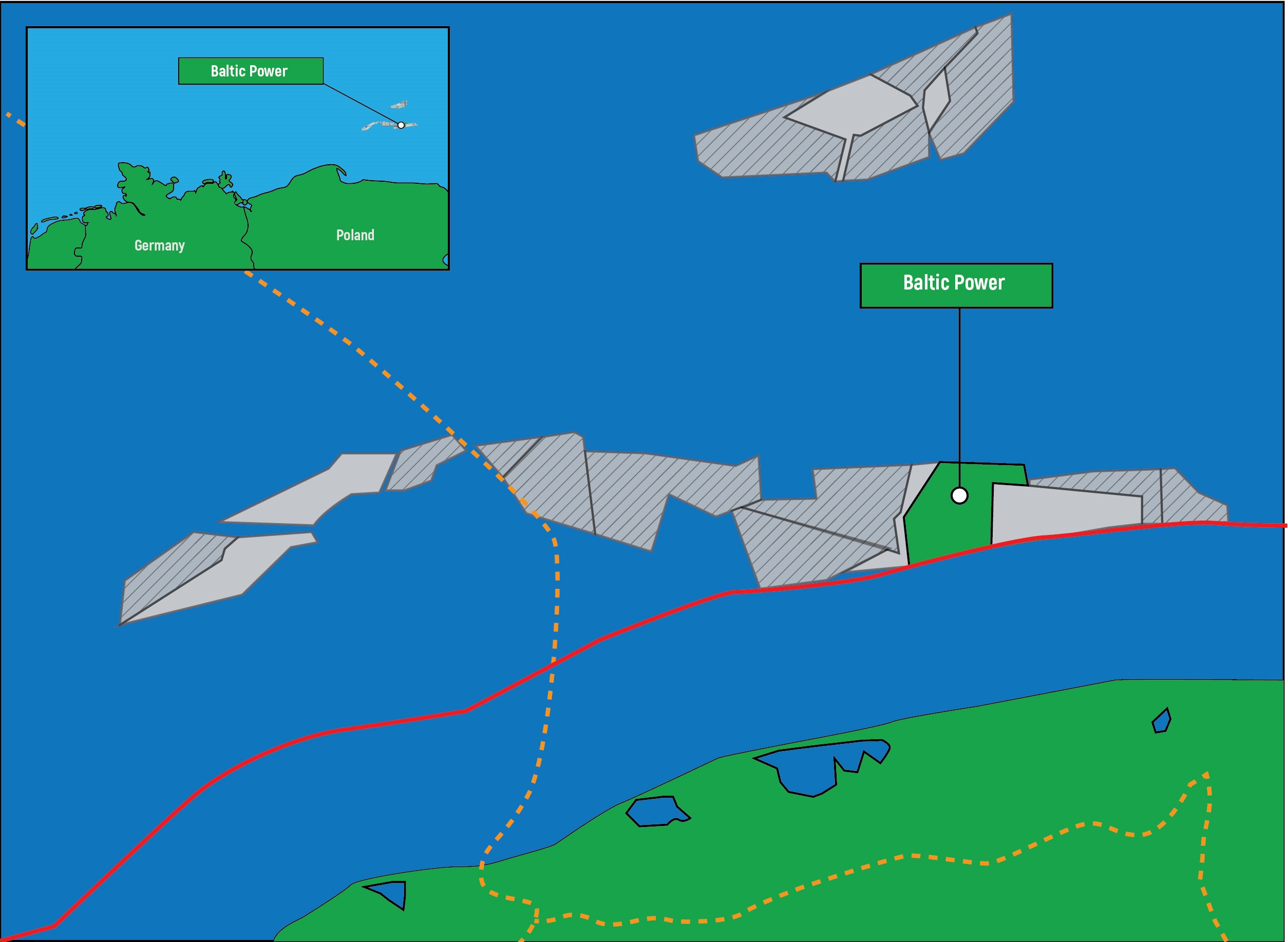 Baltic Power Project Map